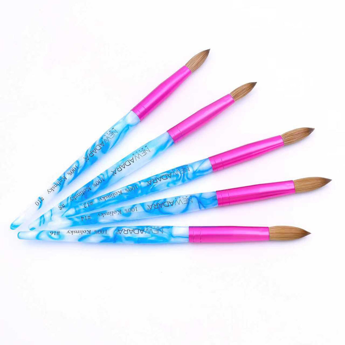 New Adara 100% Kolinsky Acrylic Brush – professional acrylic nail brush