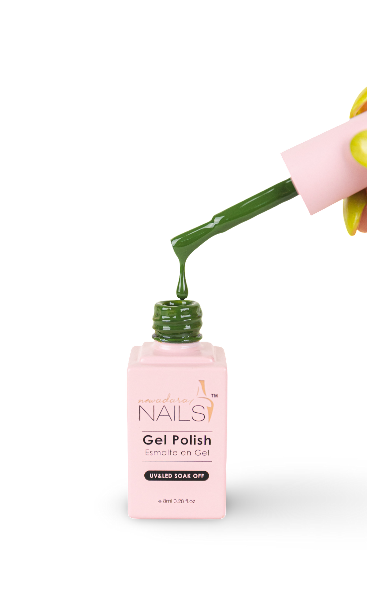 New Adara Gel Polish bottle with brush applicator, professional UV/LED soak-off gel