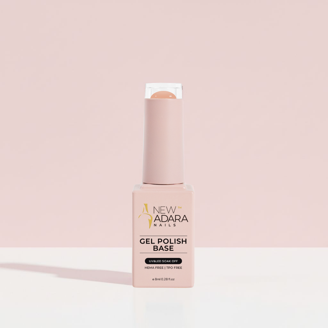New Adara Gel Polish Base – professional nail product photo