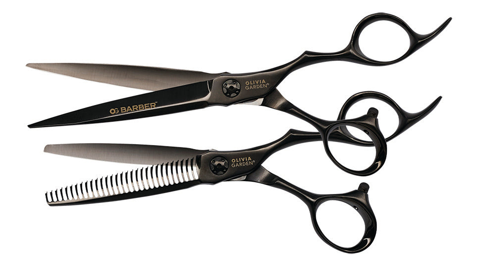 Olivia Garden OG Barber Shear & Thinner Case Deal