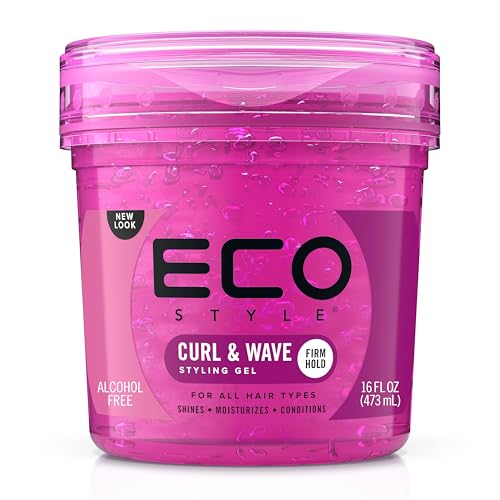 Eco Style Curl and Wave Styling Gel Moisturizing Flake Free