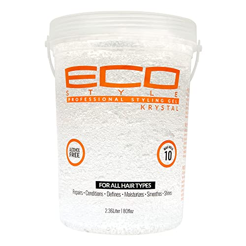 Eco Style Krystal Styling Gel Strong Hold Weightless 8 oz