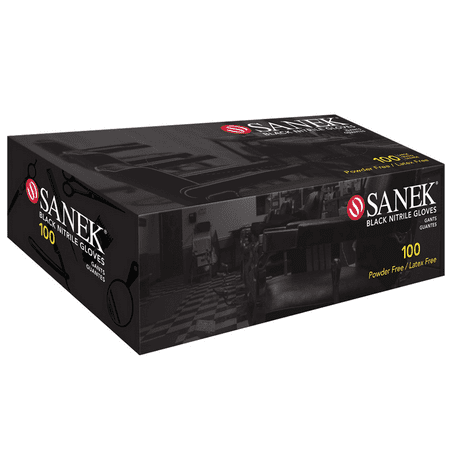 Sanek Black Nitrile Gloves