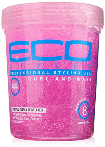 Eco Style Curl and Wave Styling Gel Moisturizing Flake Free