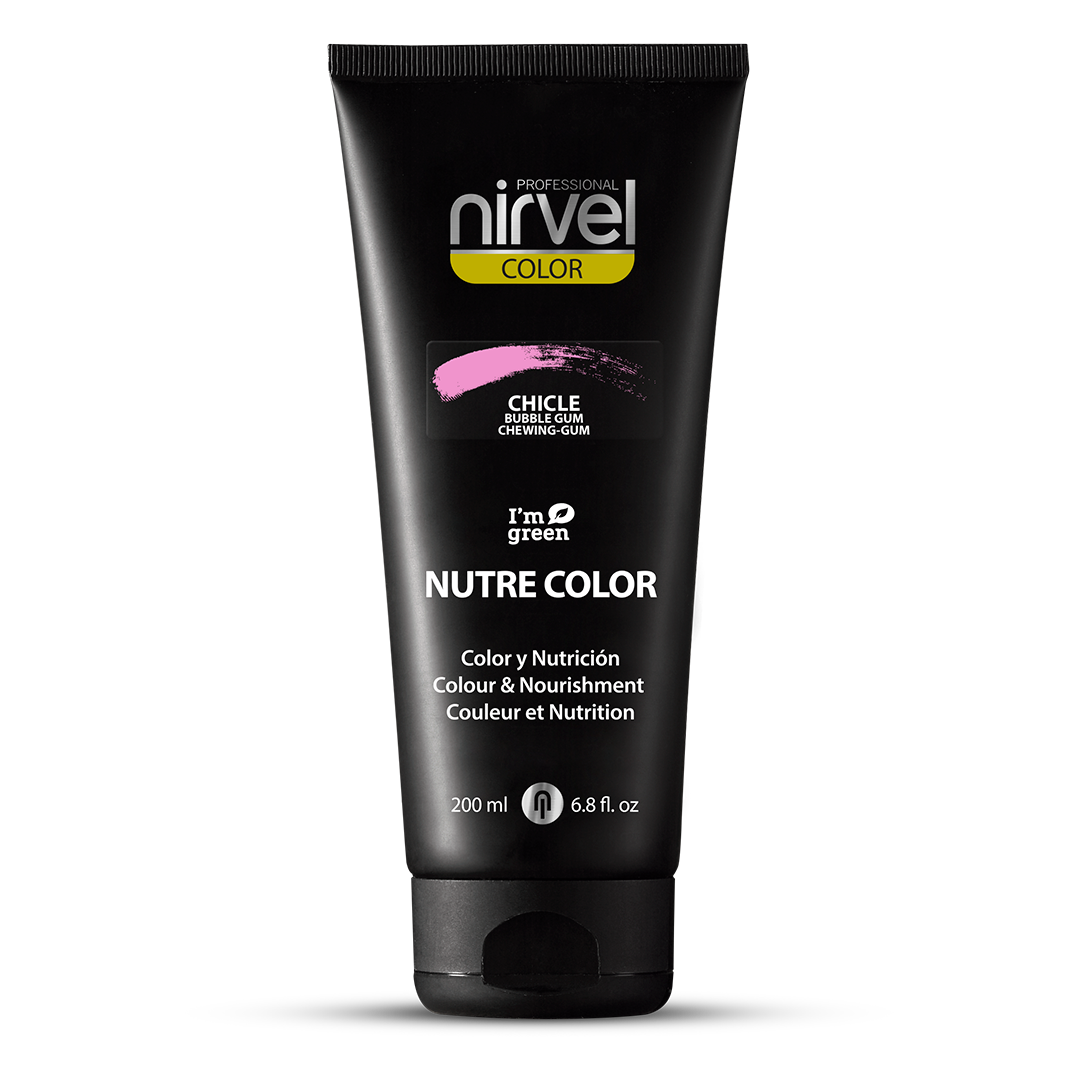 Nirvel Nutre Color Bubble Gum (Chicle) semi-permanent hair mask 200 ml / 6.8 fl oz