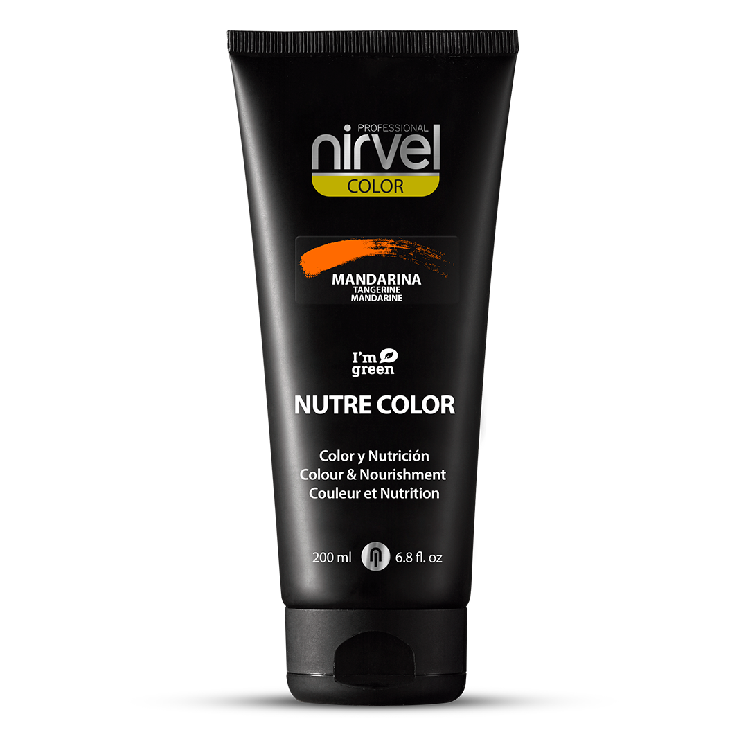 Nirvel Nutre Color Tangerine (Mandarina) semi-permanent hair mask 200 ml / 6.8 fl oz