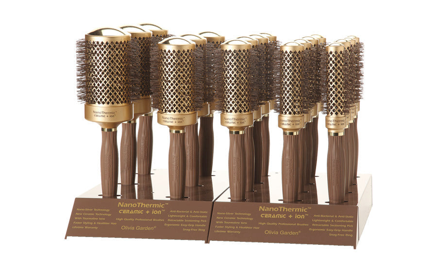 Olivia Garden NanoThermic 18-pc display