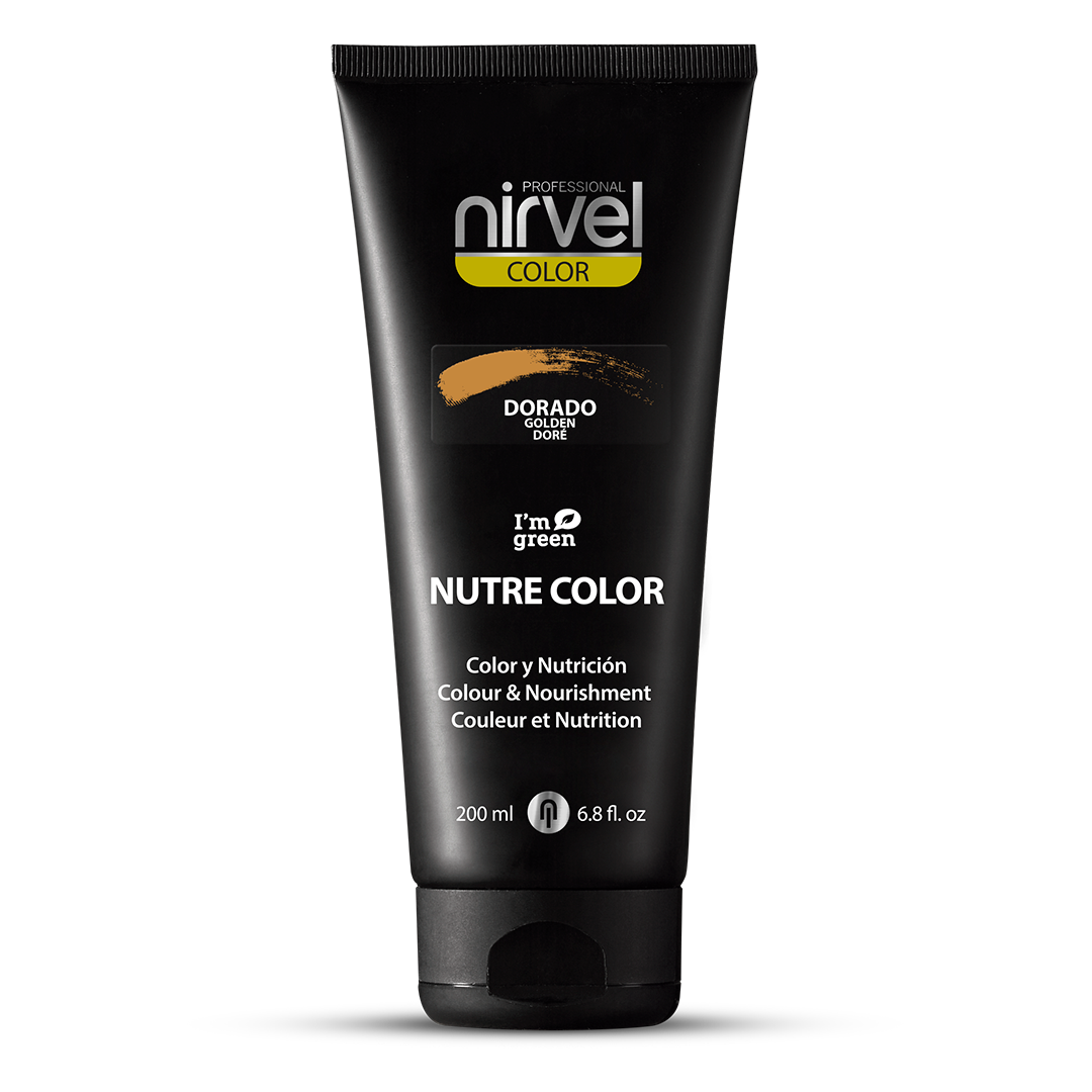 Nirvel Nutre Color Golden (Dorado) semi-permanent hair mask 200 ml / 6.8 fl oz