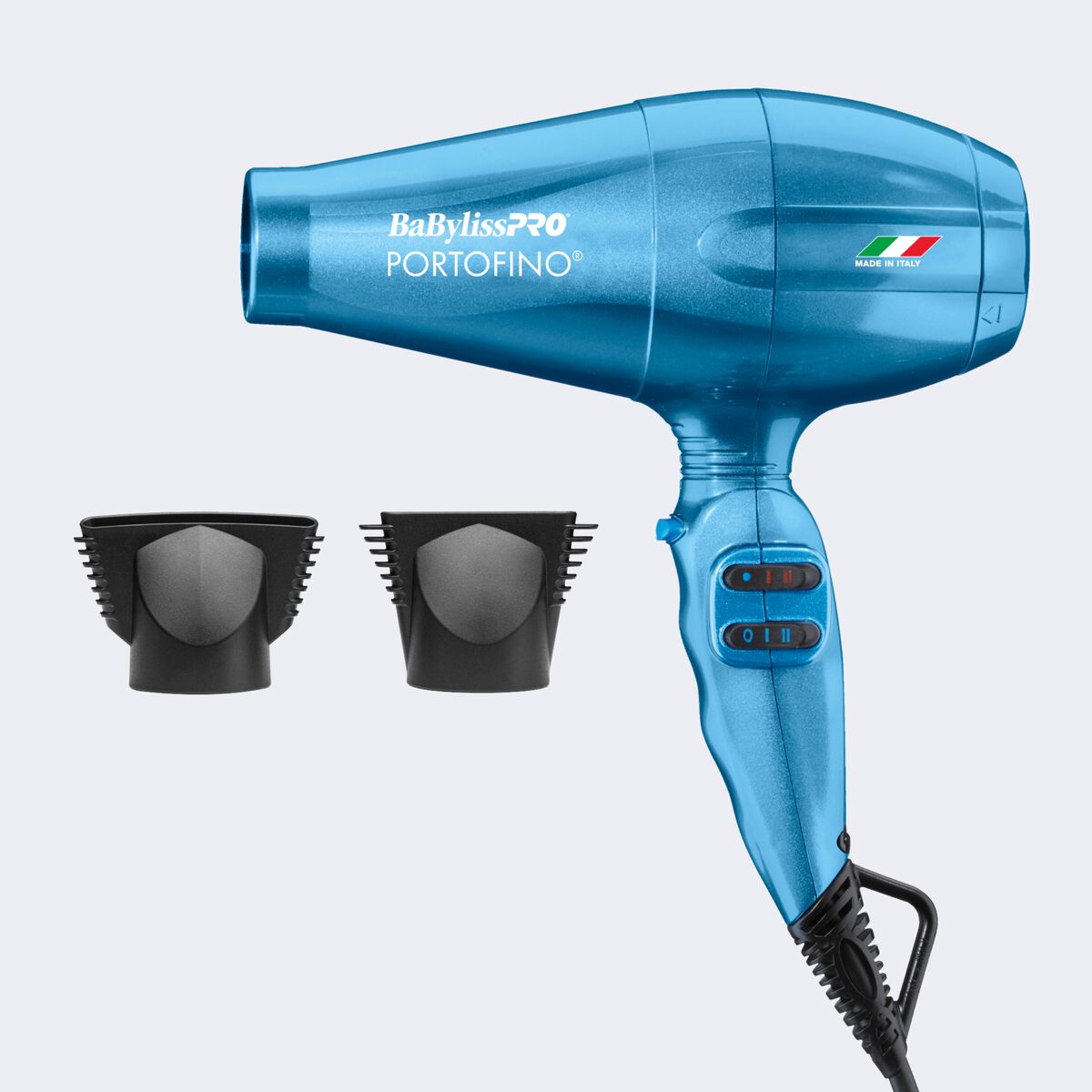 BaBylissPRO Nano Titanium Portofino 6600 Full-Size Hair Dryer BNTB6610N blue 2000W Italian AC motor