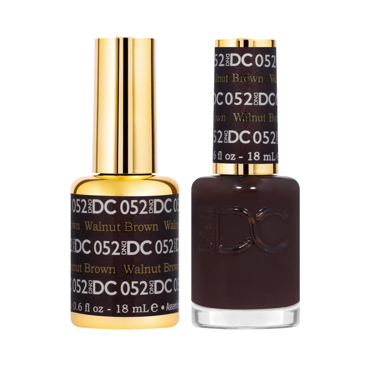 DND DC Gel & Lacquer Duo Walnut Brown #052