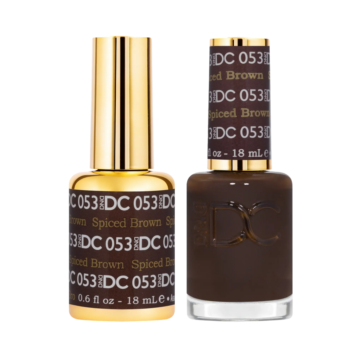DND DC Gel & Lacquer Duo Spiced Brown #053