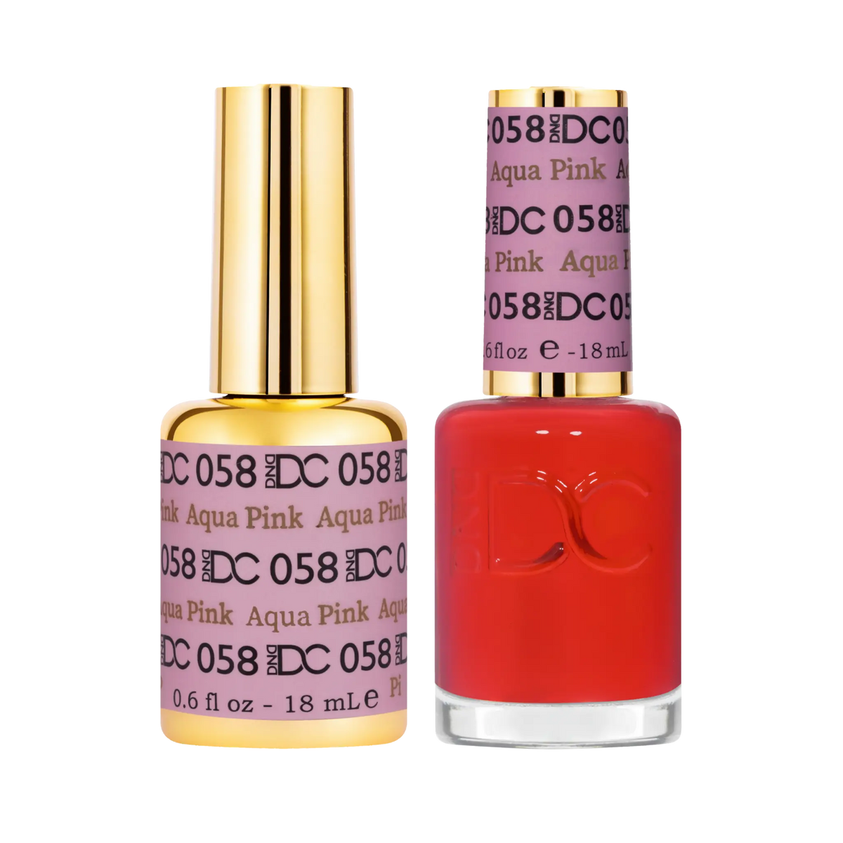 DND DC Gel & Lacquer Duo Aqua Pink #058