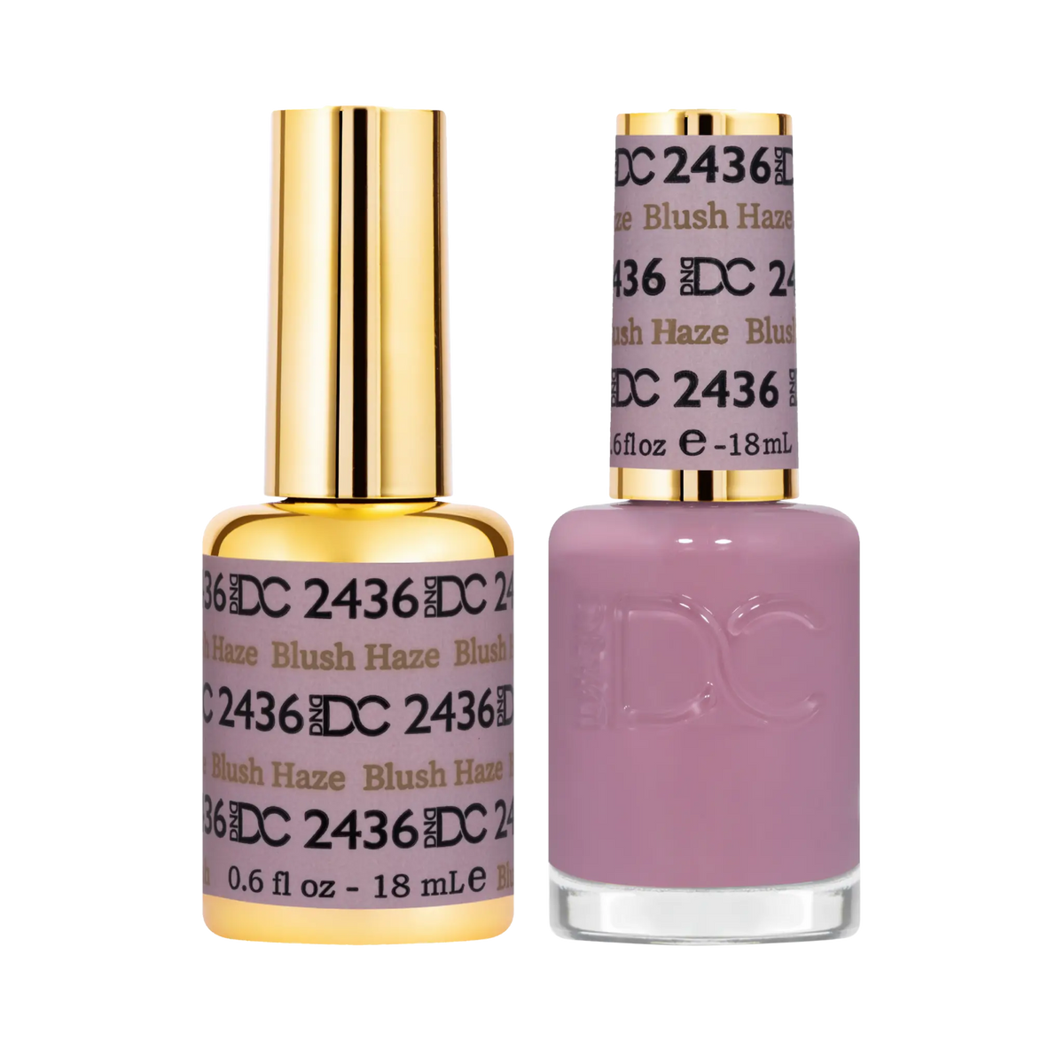 DND DC Gel & Lacquer Duo Blush Haze #2436