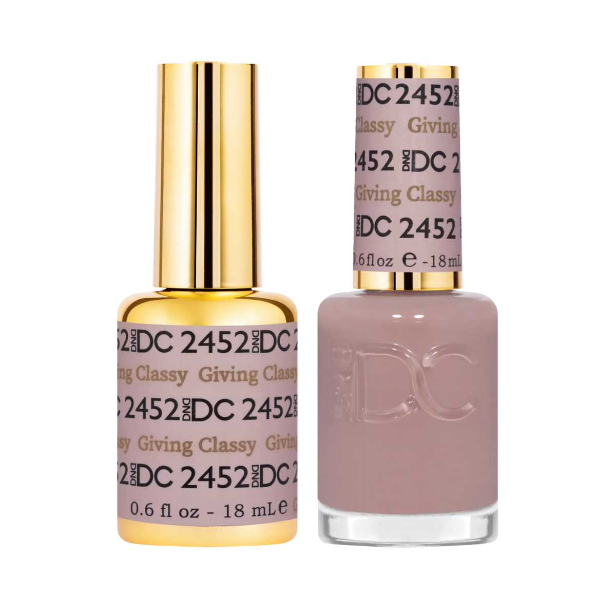 DND DC Gel & Lacquer Duo Giving Classy #2452