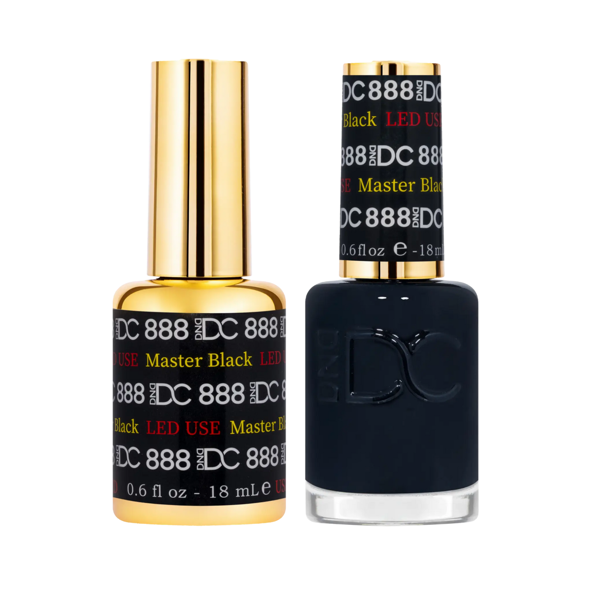 DND DC Gel & Lacquer Duo Master Black #888