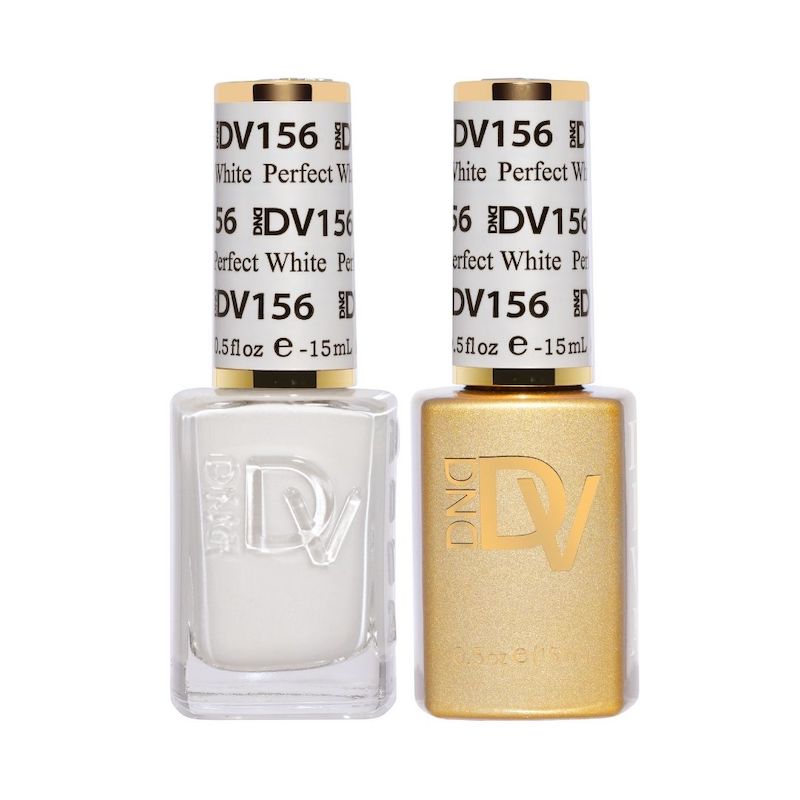 DND DIVA Gel & Lacquer Duo Perfect White #156