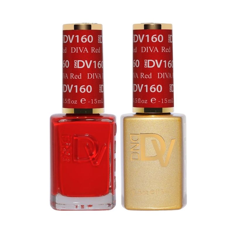 DND DIVA Gel & Lacquer Duo DIVA Red #160