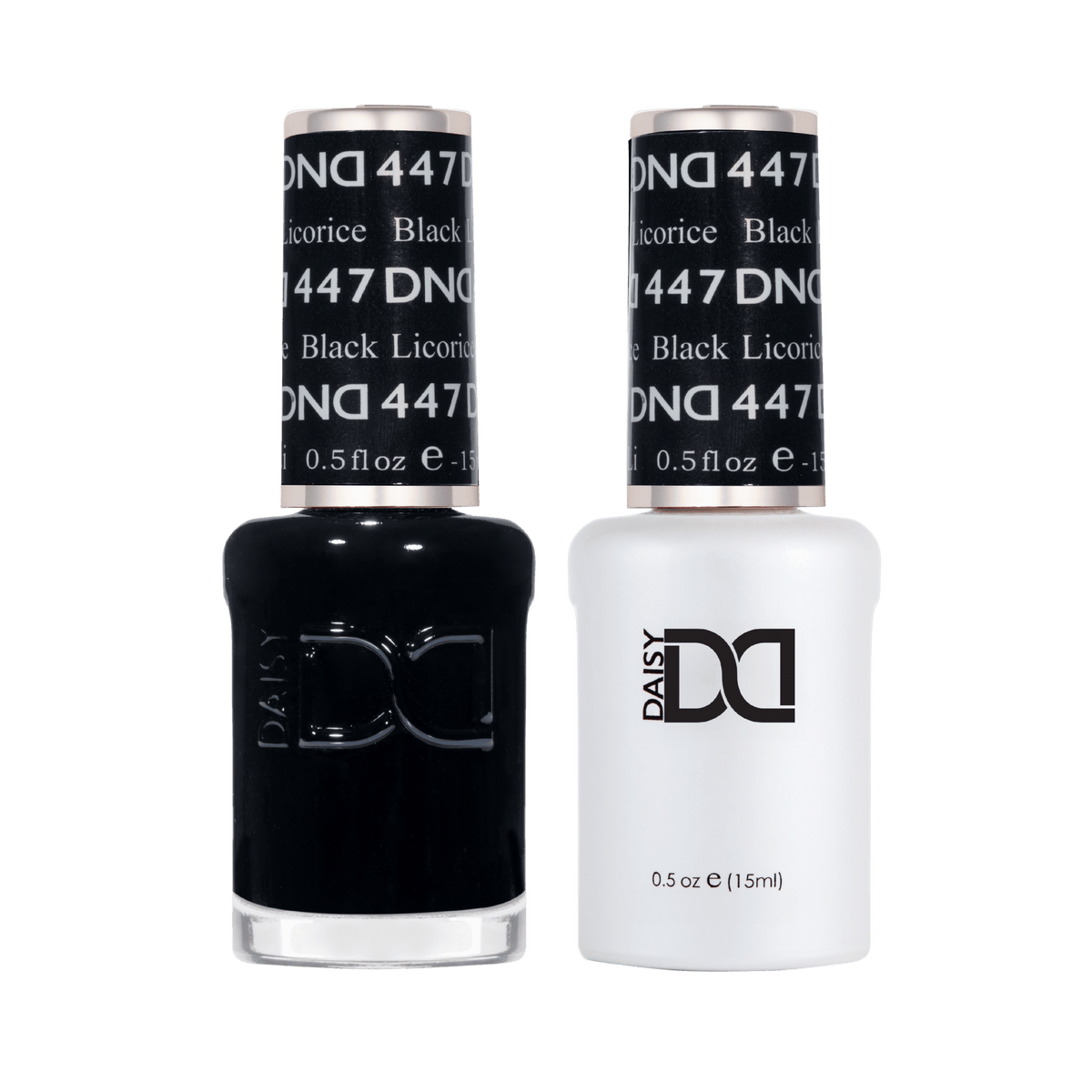 DND Gel & Lacquer Duo Black Licorice #447