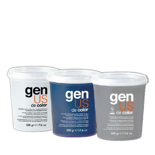 Genus Compact Bleaching Powder 500g Hair Lightening Formula on white background