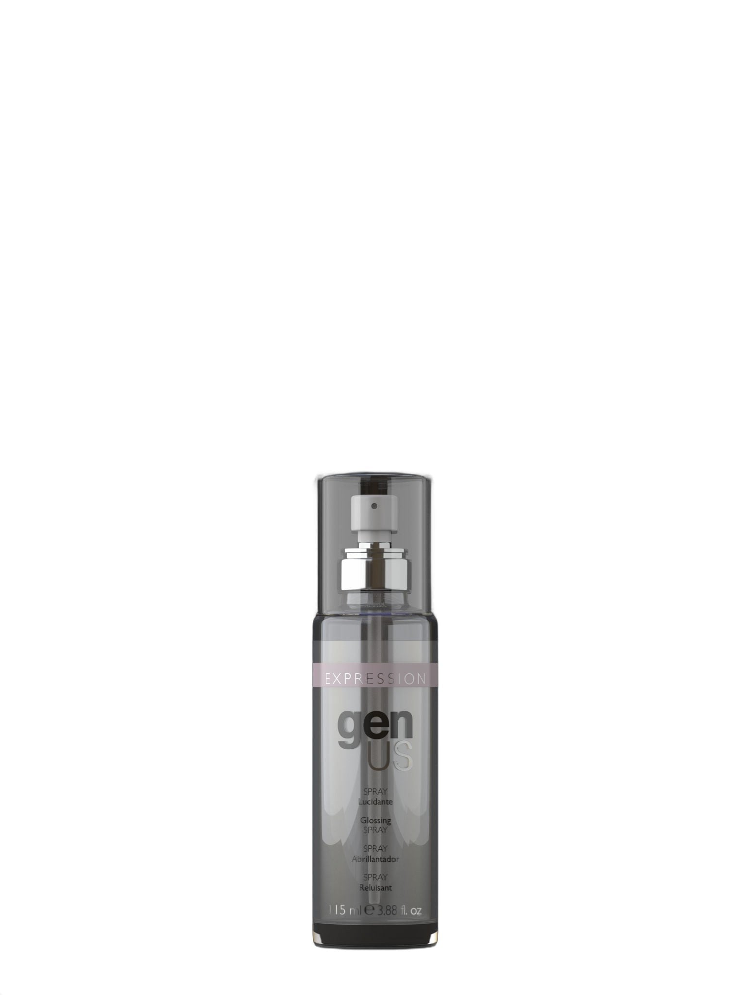 Genus Expression Polishing Spray Hair Styling Mist 115ml on white background
