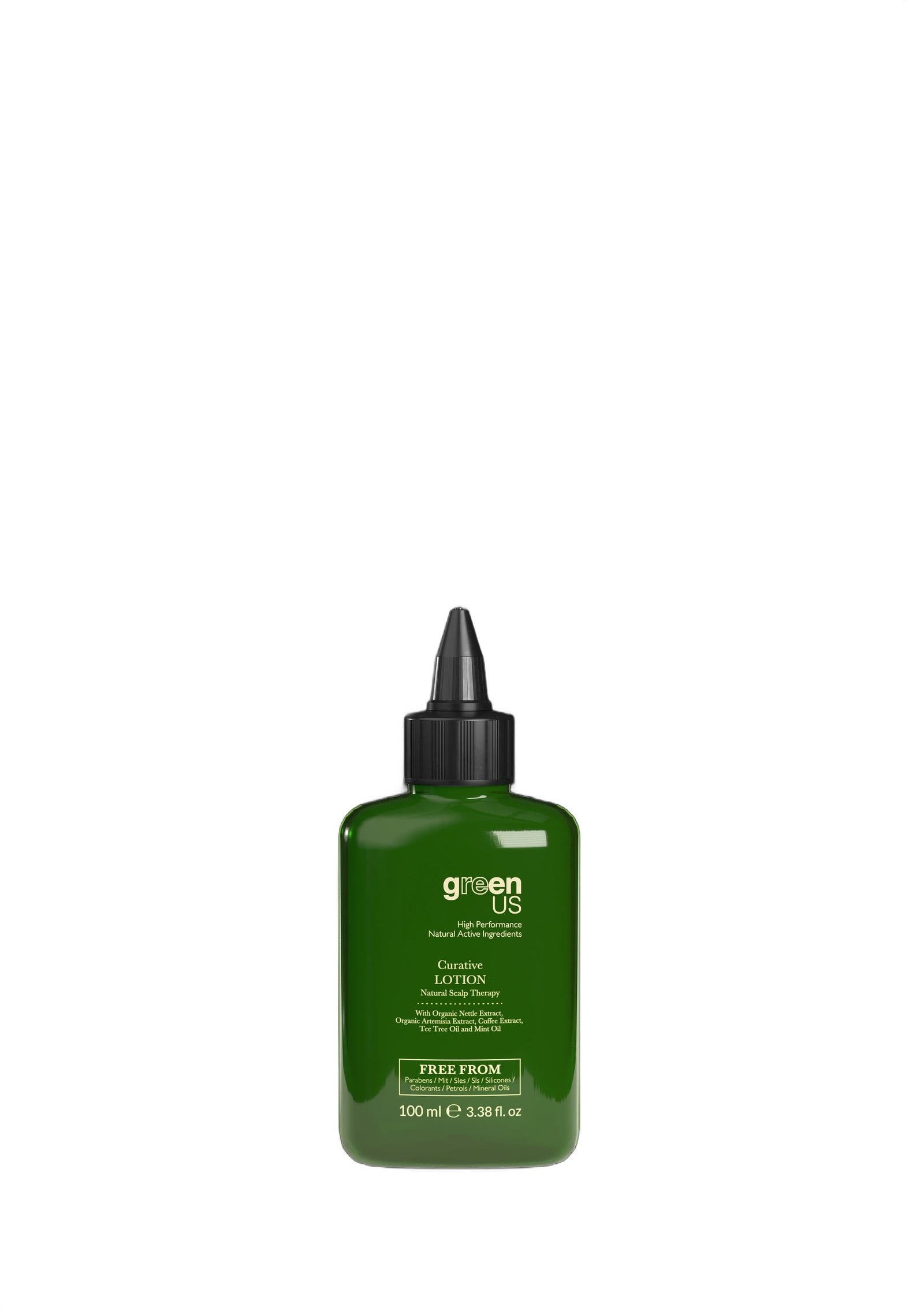 GENUS GreenUS Curative Lotion Strengthening Treatment 100ml on white background