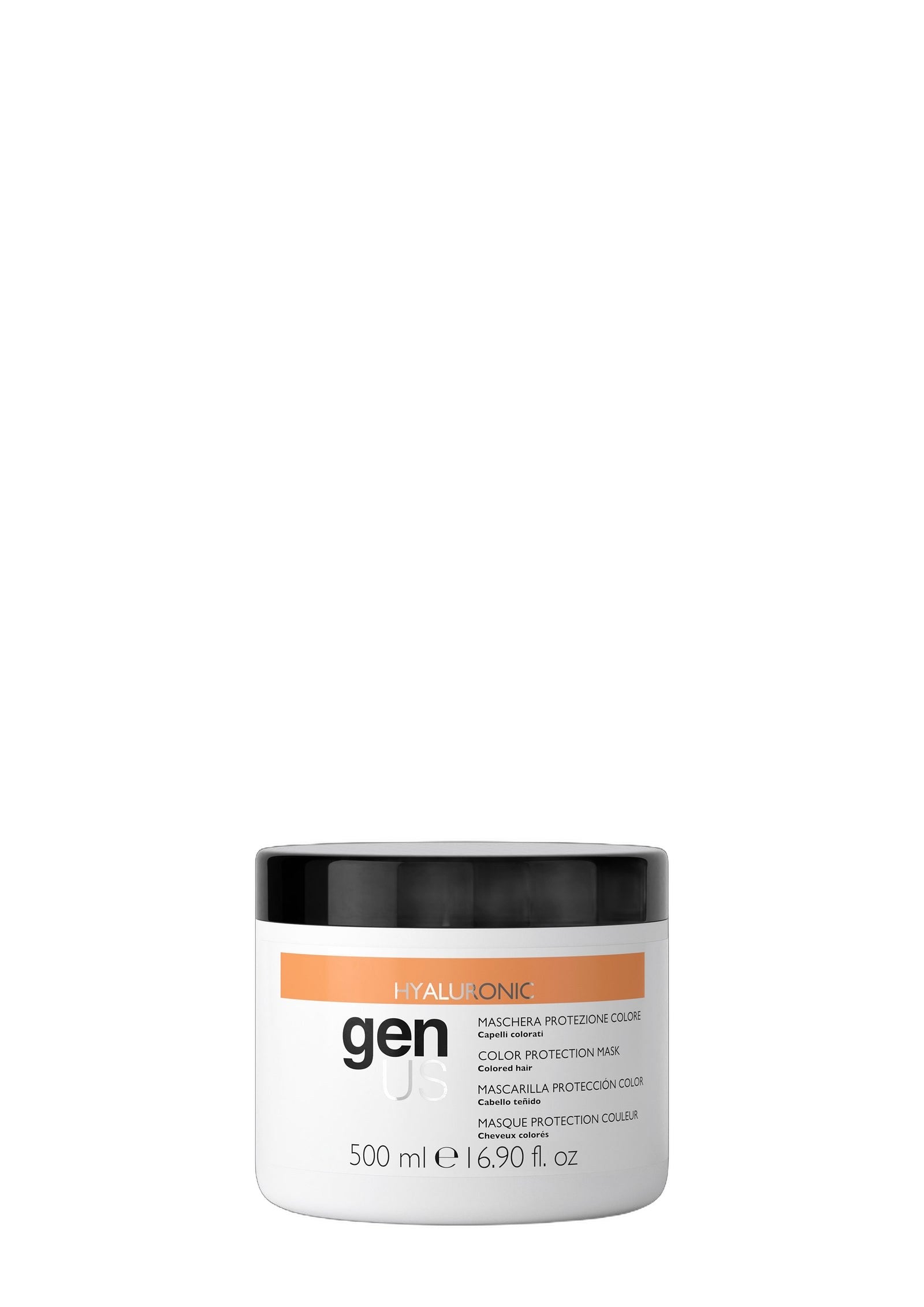 Genus Hyaluronic Acid Color Protection Hair Mask 500ml on white background