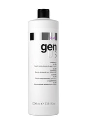 Genus Silver Shampoo for Blonde and Grey Hair 1000ml on white background