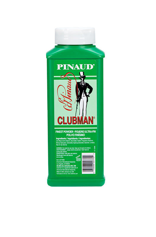 Clubman Finest Powder White Talc-Free Body Powder 4 oz