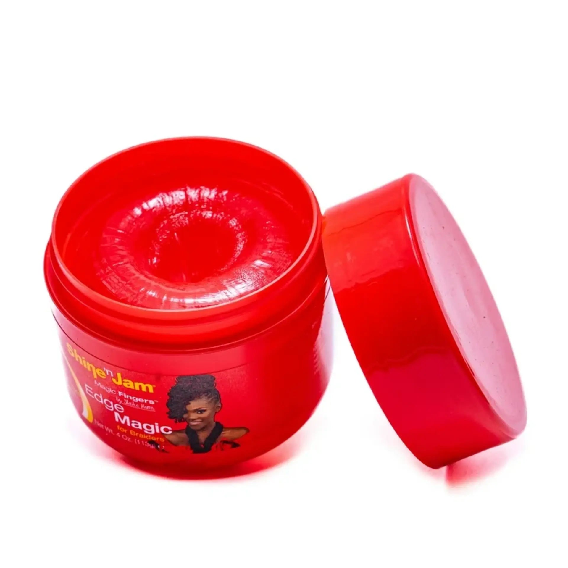 Shine'n Jam Magic Fingers Conditioning Braiding Edge Control Gel 4 oz