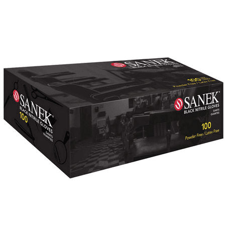 Sanek Black Nitrile Gloves