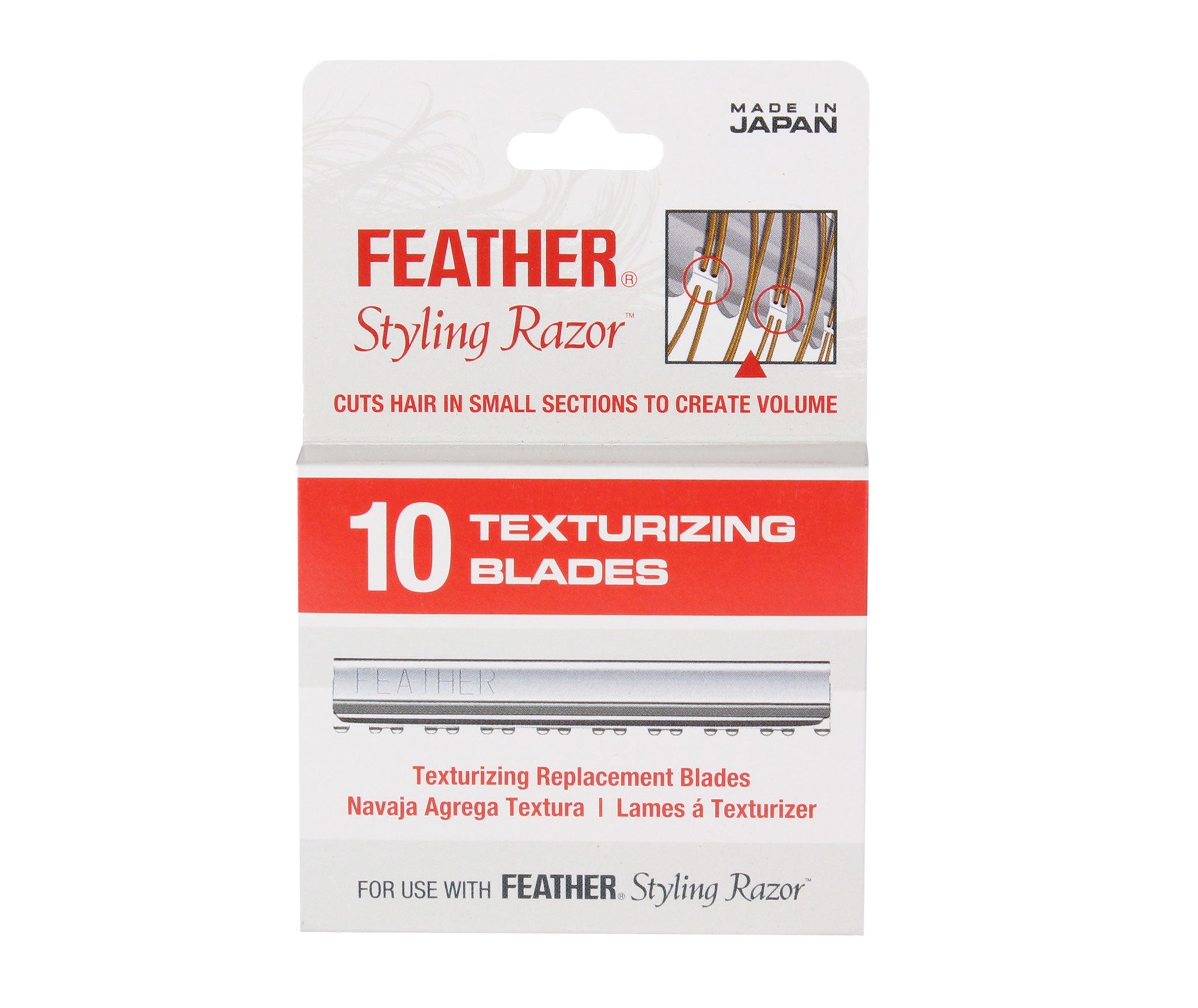 Feather Texturizing Blades