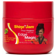 Shine'n Jam Magic Fingers Conditioning Braiding Edge Control Gel 4 oz