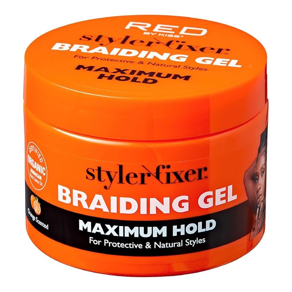 Red Braiding Gel Max Hold 6 oz. SBM01