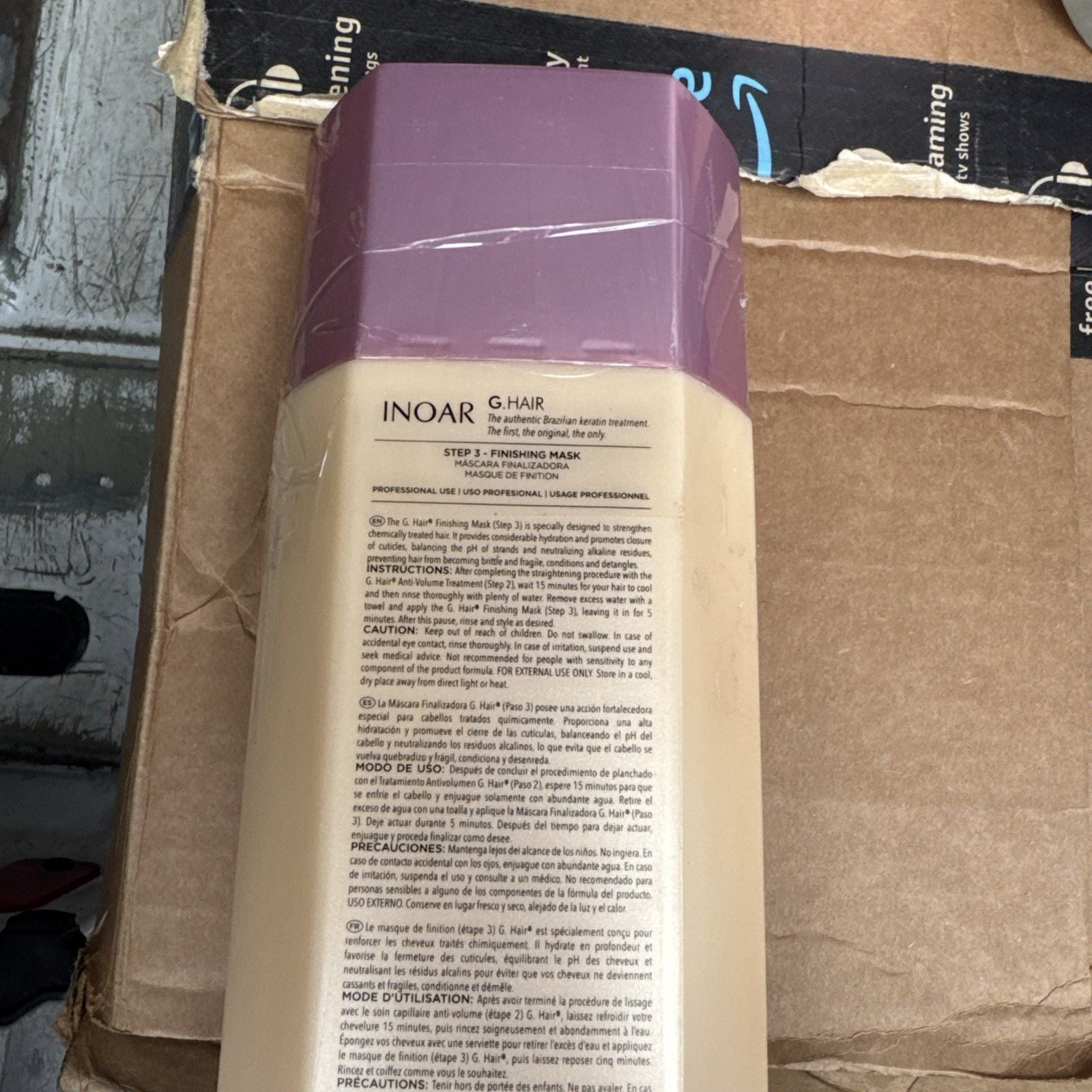 Inoar G-Hair Step Three Finishing Mask 1L 33.8 fl oz