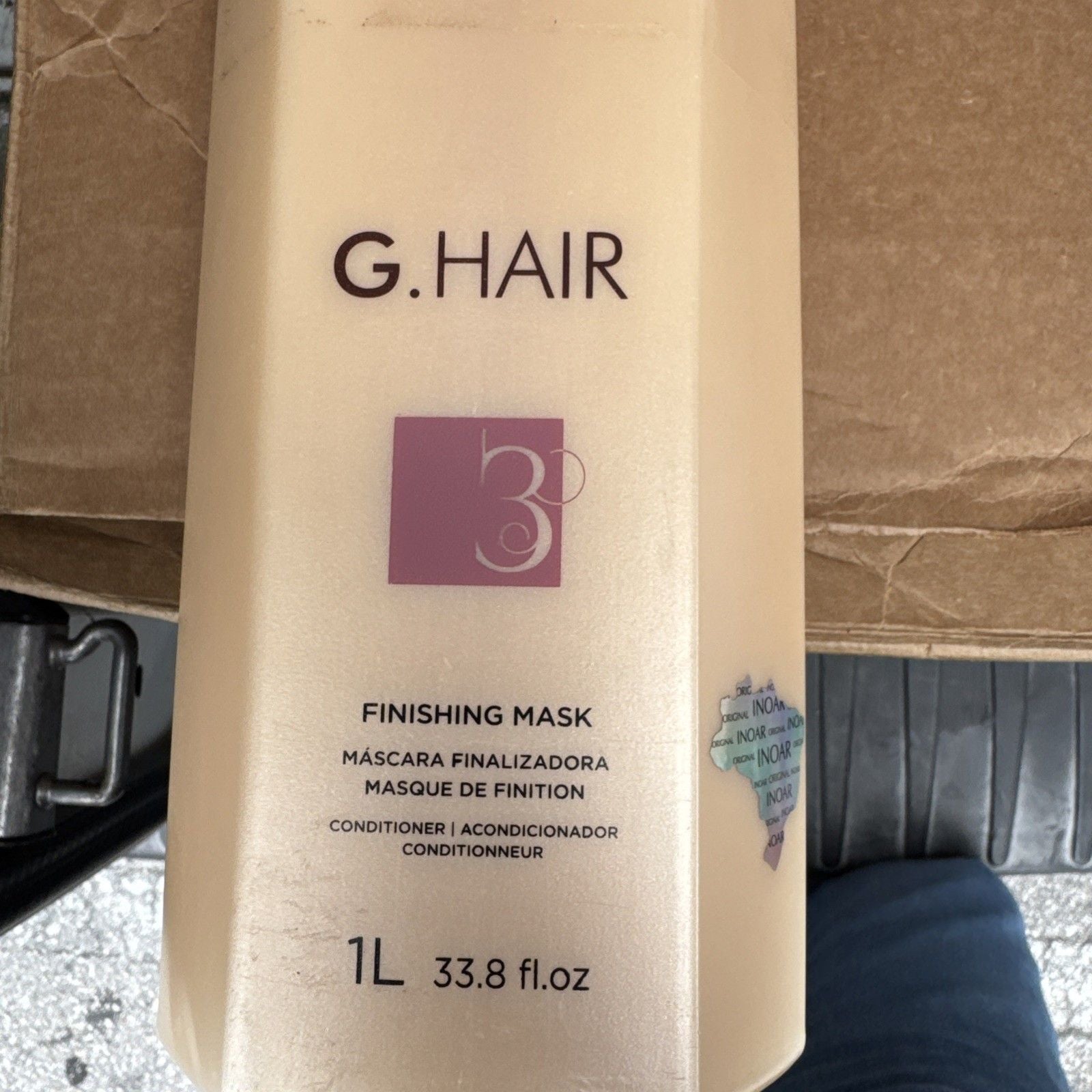 Inoar G-Hair Step Three Finishing Mask 1L 33.8 fl oz