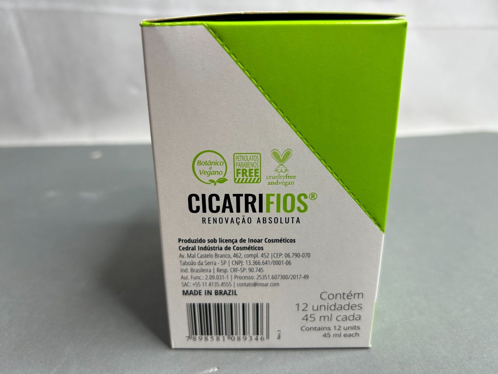 Inoar CicatriFios Super Ampoule Hair Treatment 12 x 45ml