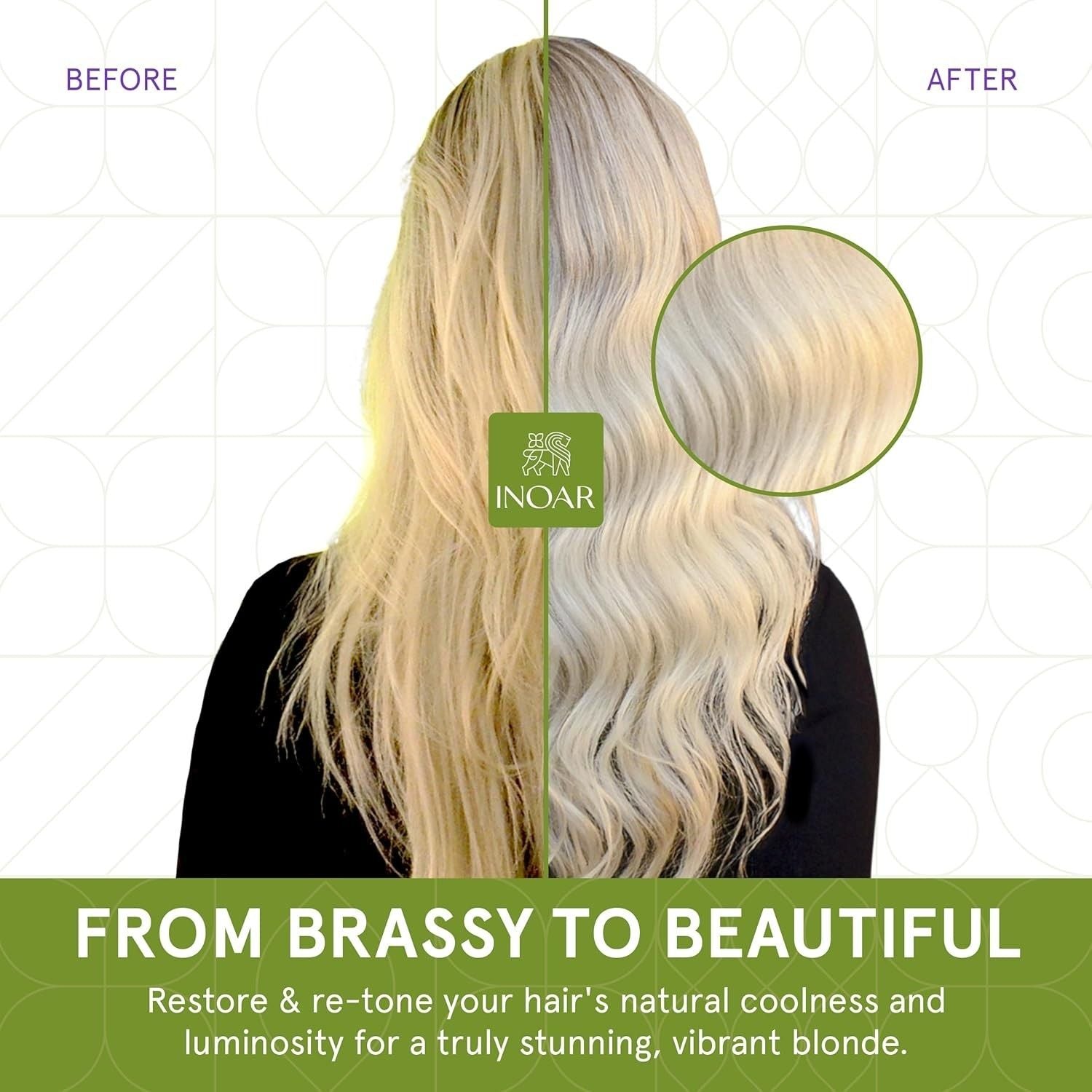 Inoar Absolut Speed Blond Conditioner With Argan Oil Blonde Hair