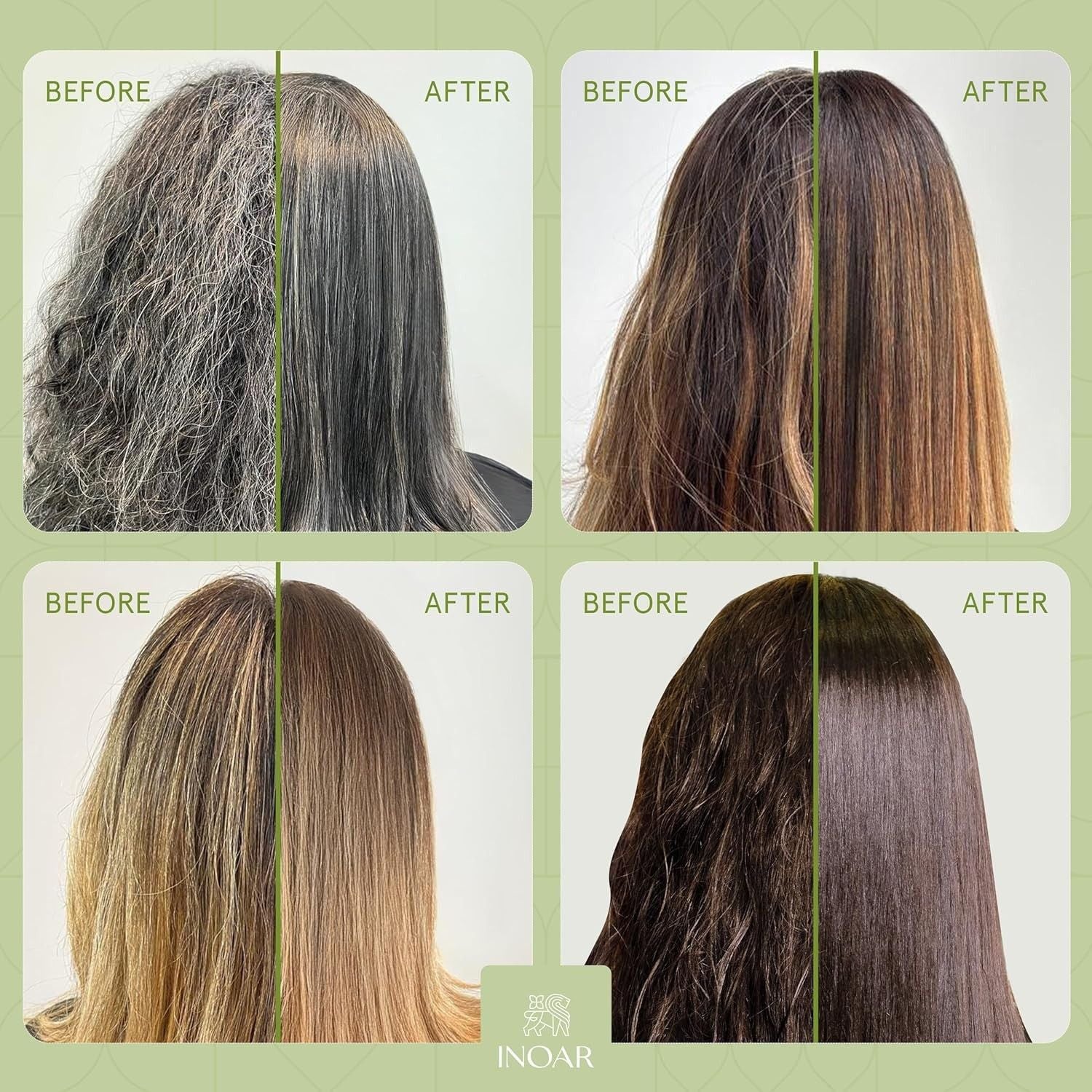 Inoar Cicatrifios Shampoo and Conditioner Kit 16.9 fl oz