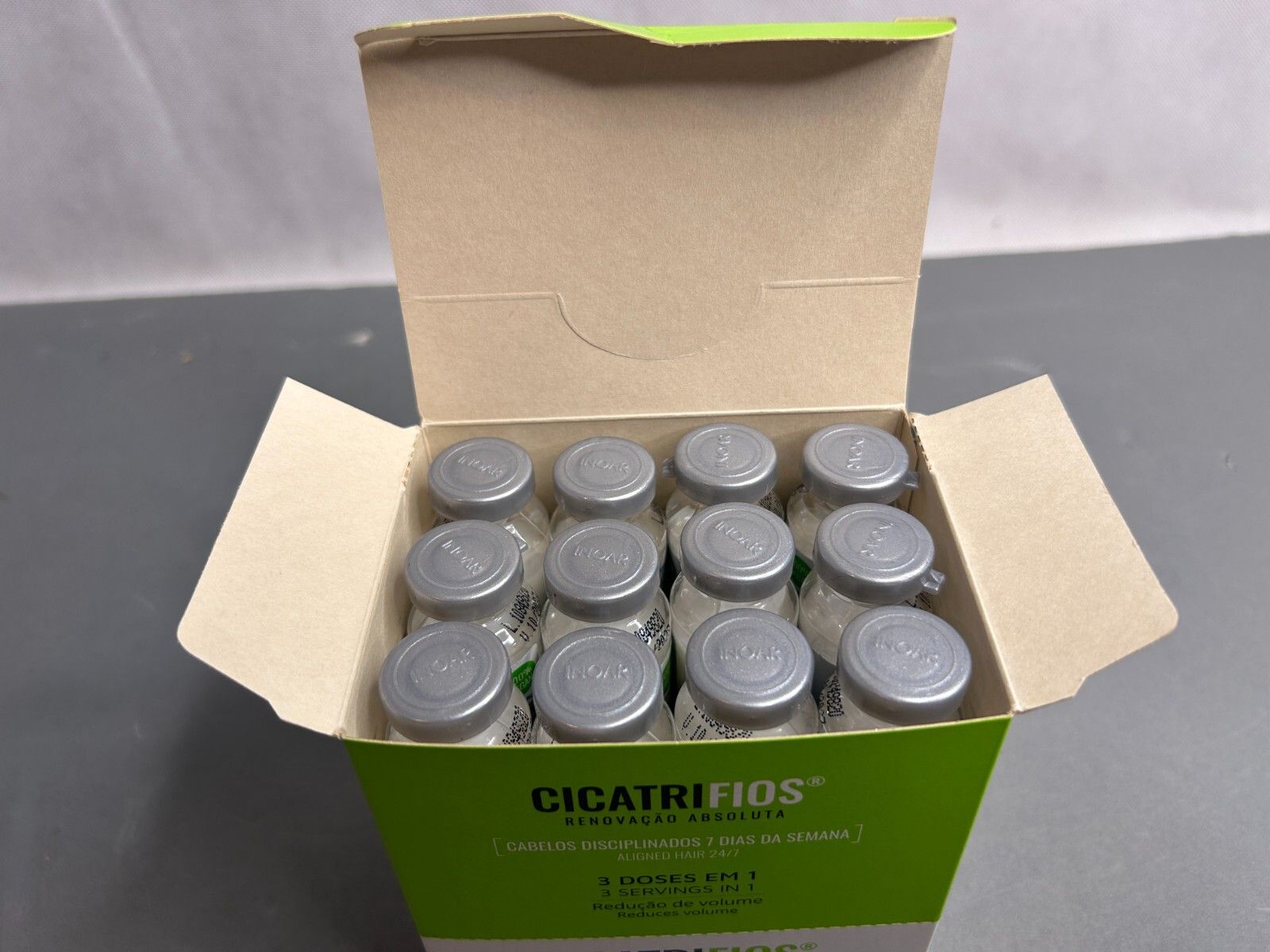 Inoar CicatriFios Super Ampoule Hair Treatment 12 x 45ml