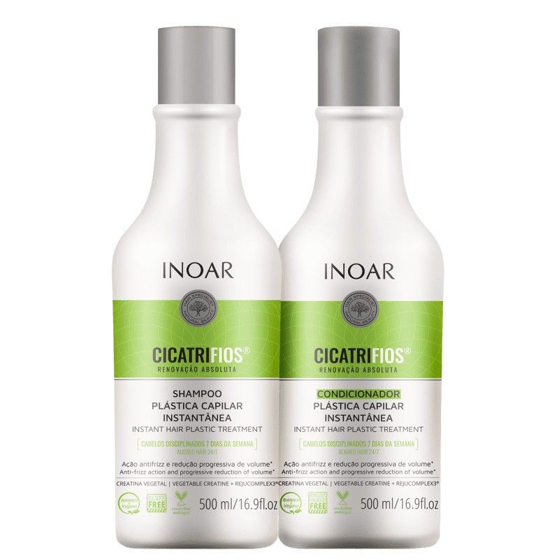 Inoar Cicatrifios Shampoo and Conditioner Kit 16.9 fl oz