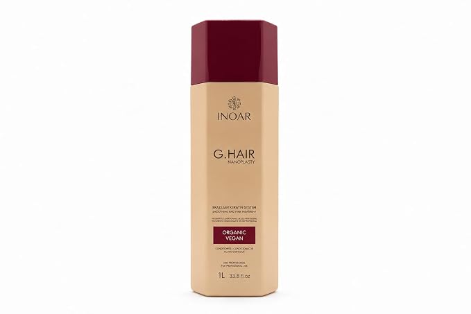 Inoar G.Hair Nanoplasty Brazilian Keratin Smoothing Treatment 33.8 fl oz