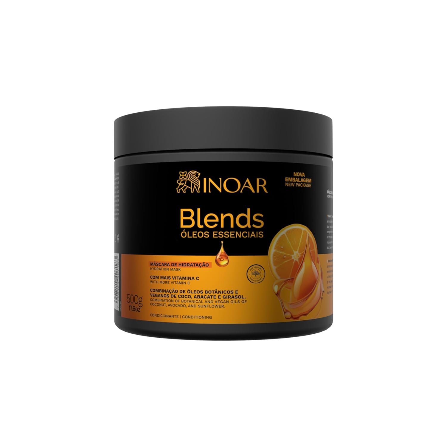 Inoar Blends Combing Cream with Vitamin C and Vegan Oils