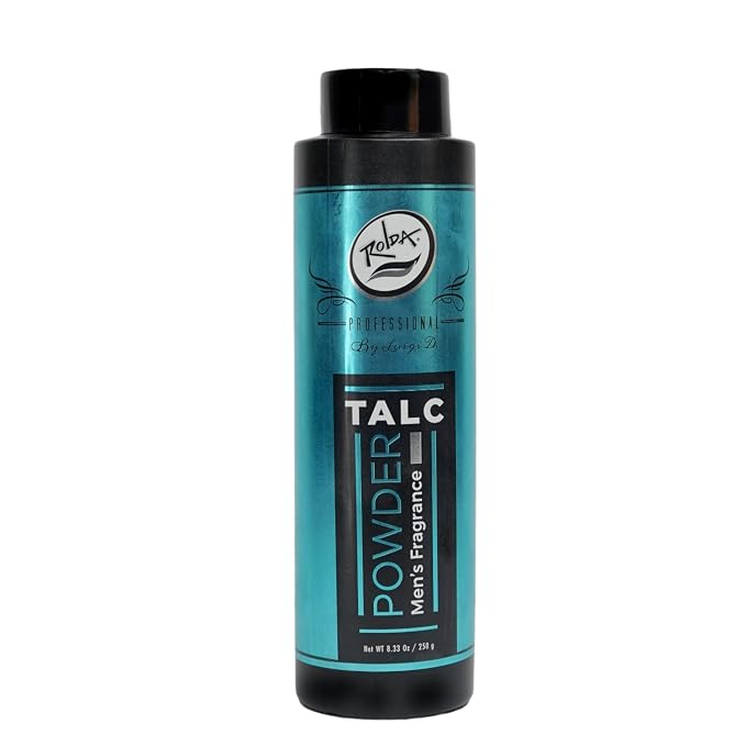 Rolda Barber Talc Powder & Post-Shave Cooling Dust for Men 8.33 oz
