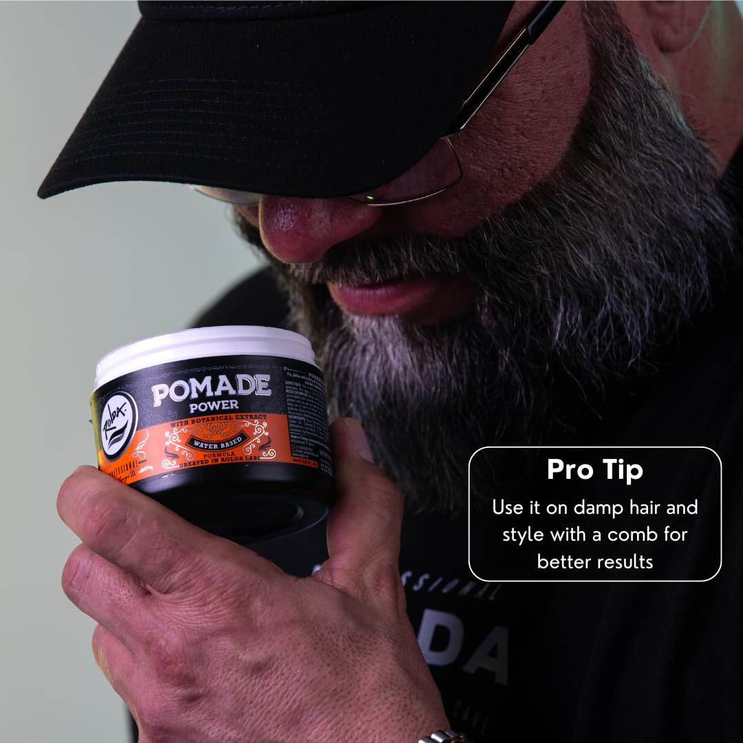 Rolda Power Hair Pomade High Hold High Shine 5.29 oz