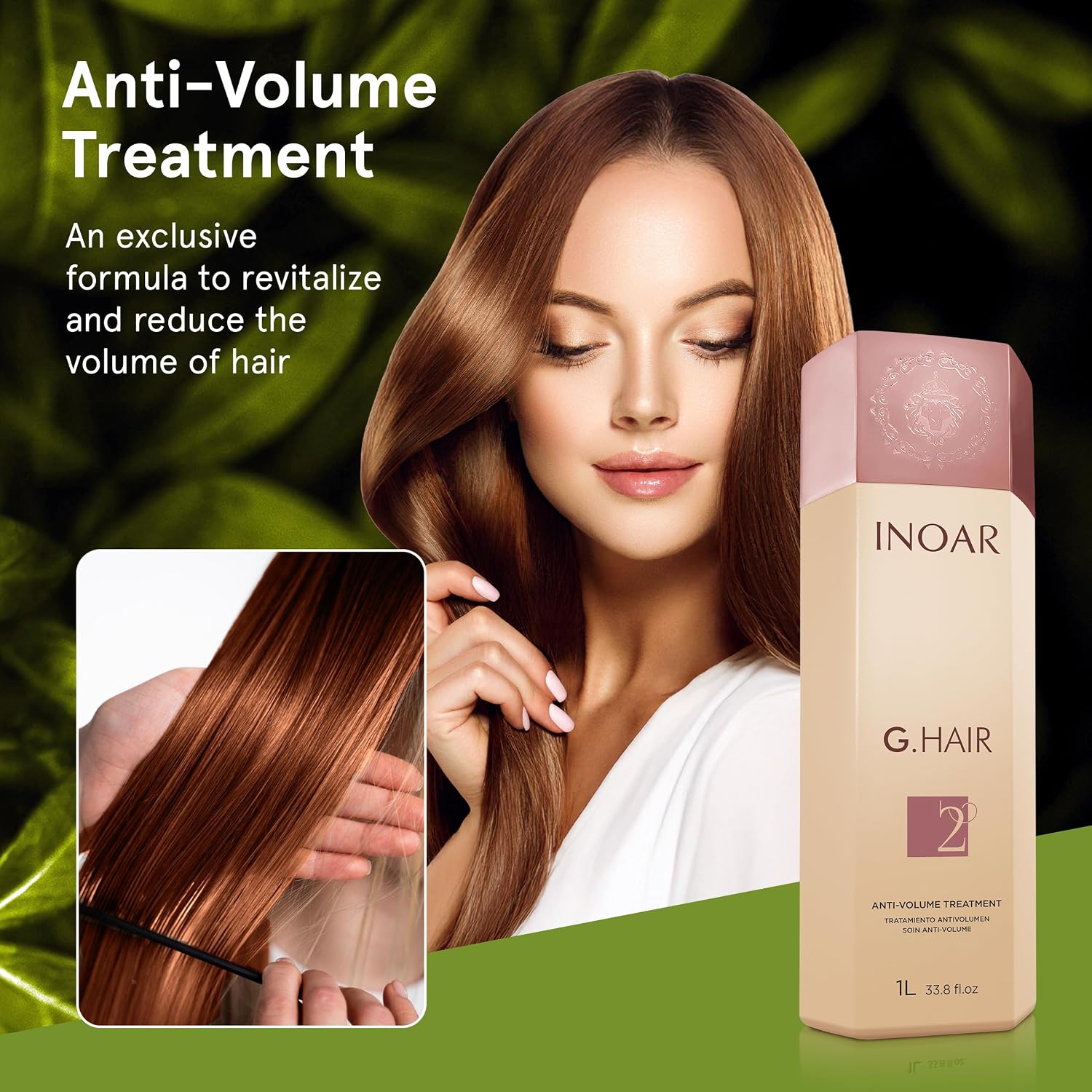 Inoar GHair Premium Keratin Step 2 Smoothing 33 fl oz