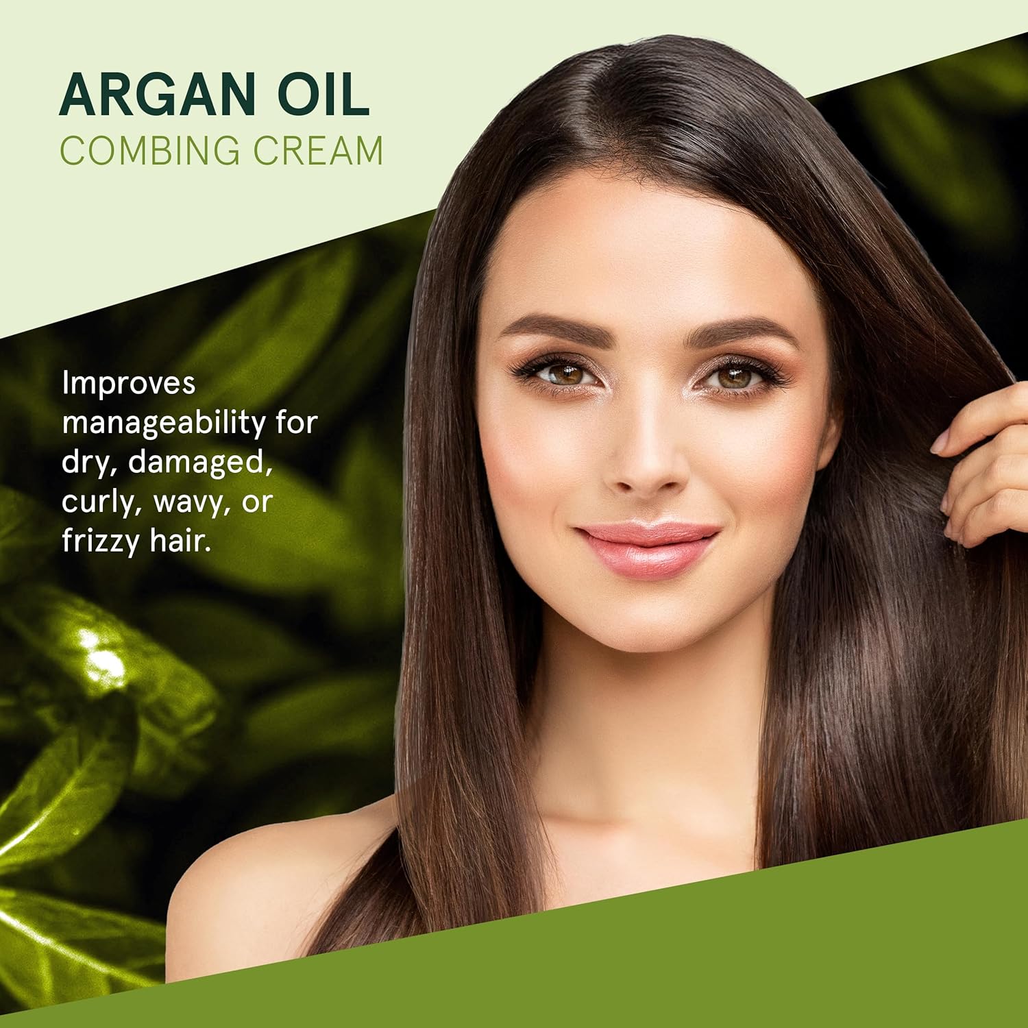 INOAR Argan Oil Combing Cream Deep Hydration Smoothing 17.6 fl oz