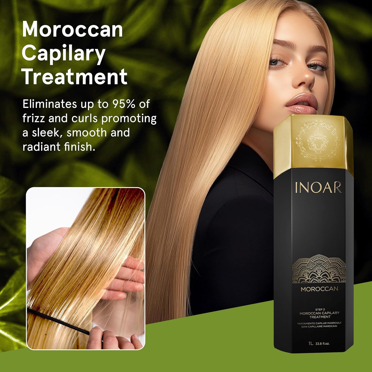 INOAR Moroccan Premium Treatment Step 2 Hair Smoothing 33 fl oz