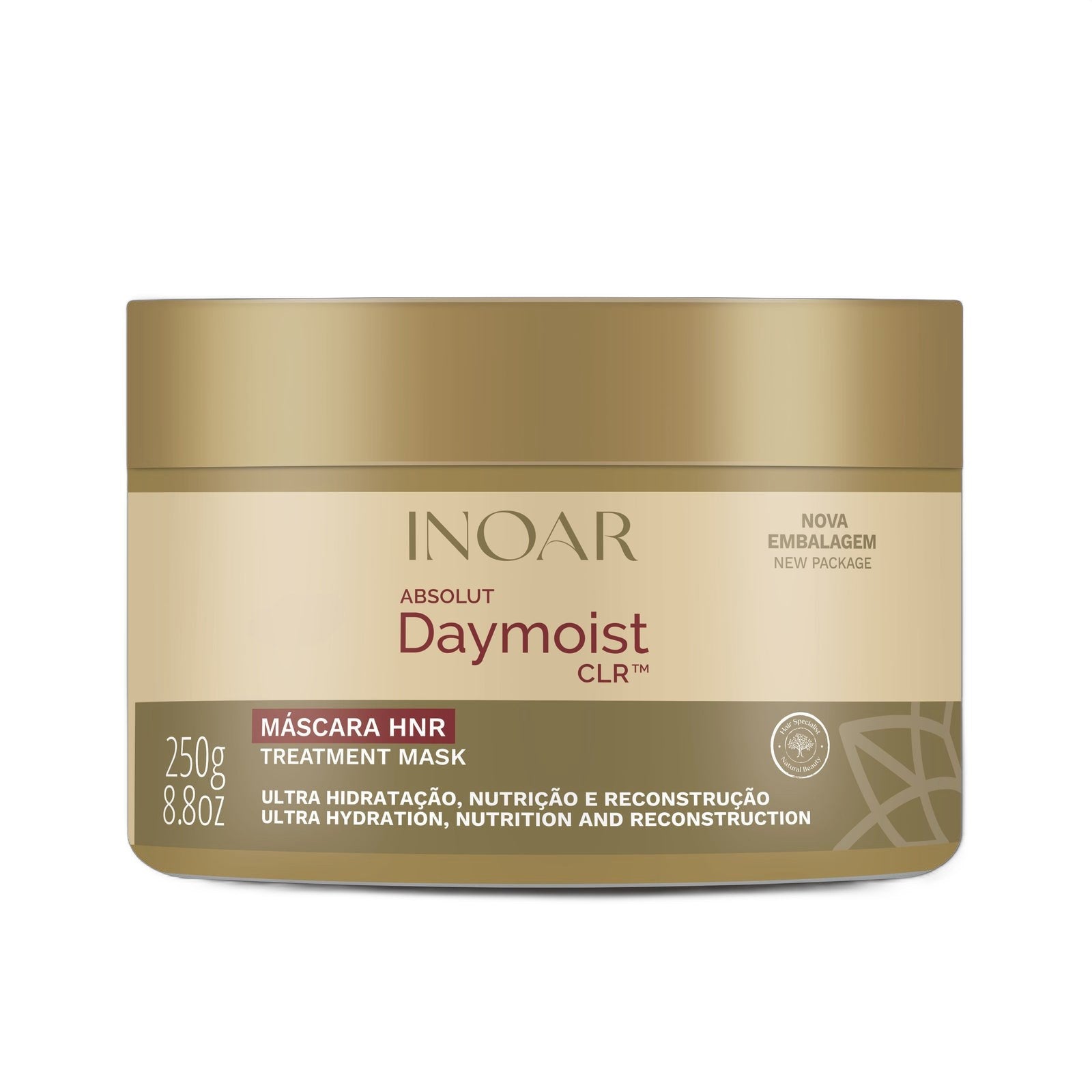 Inoar Absolut Daymoist Deep Conditioning Hair Mask 250g on white background