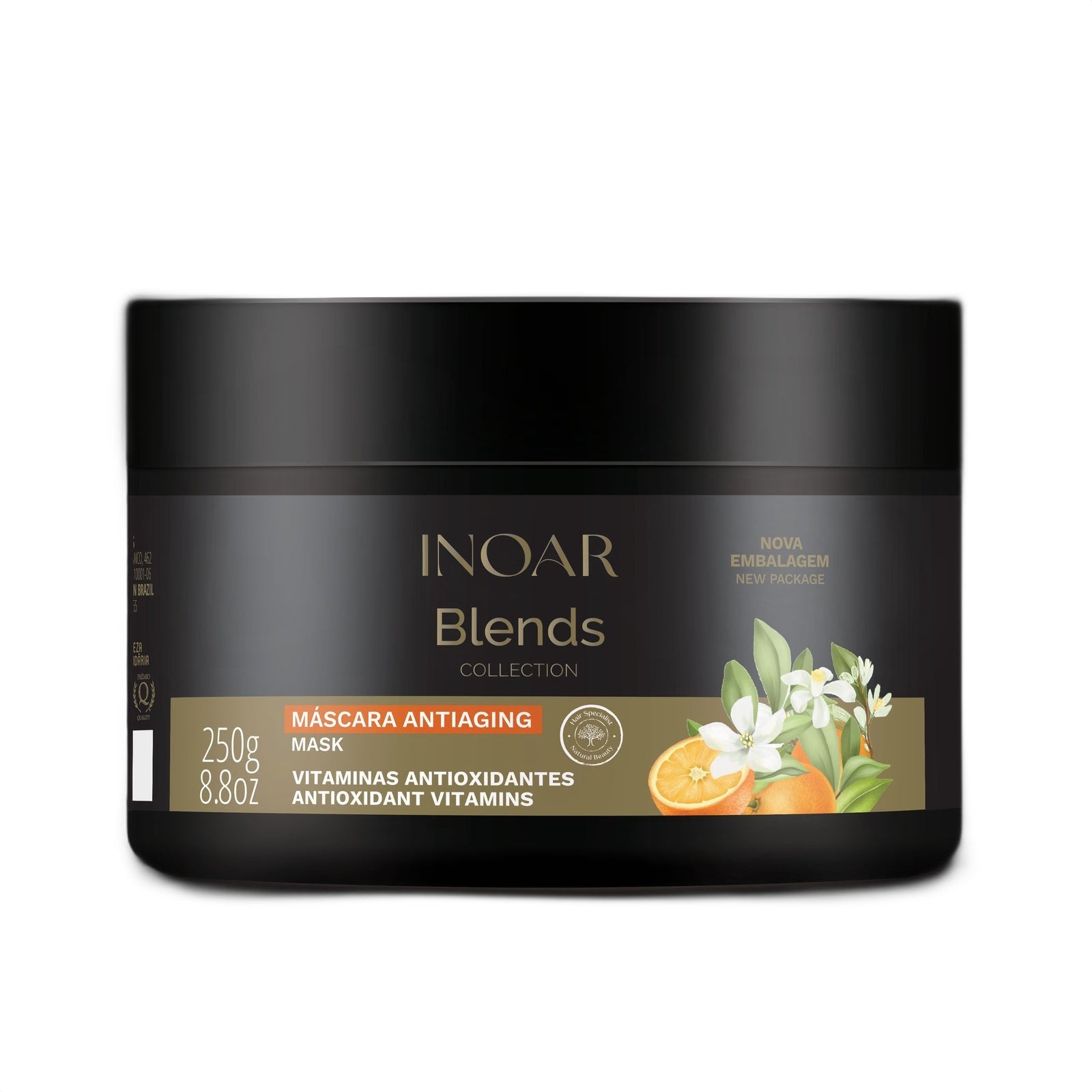 INOAR Blends Hair Mask Intense Hydration 250g on white background