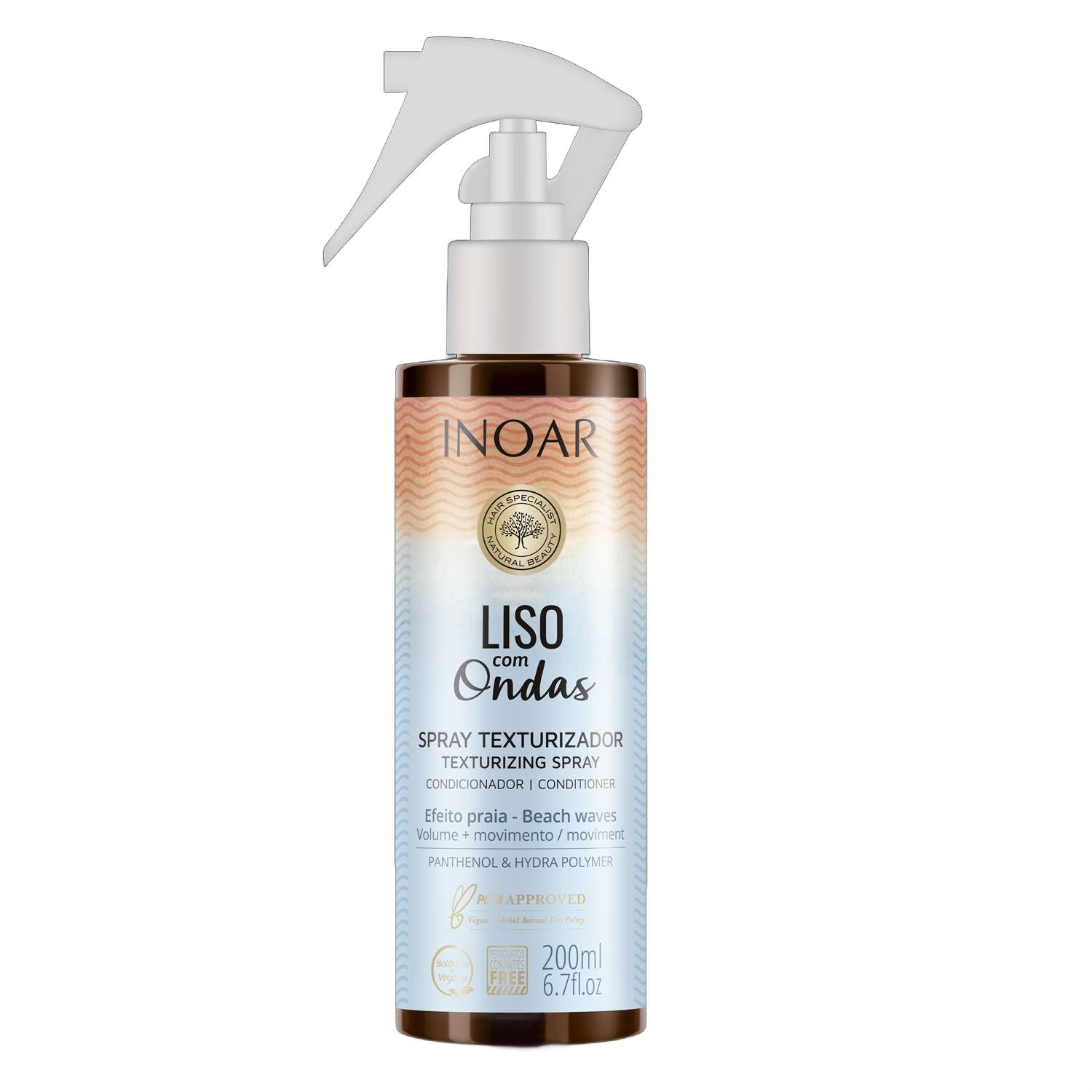 INOAR Liso com Ondas Texturizing Spray 6.7 fl oz on white background